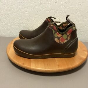 Bogs Mattie Bubbles Waterproof Rubber Ankle Boots Women's Size 8 Brown Multi